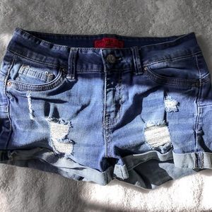 wax jean jean shorts